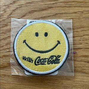 Stoney Clover x Coca-Cola Yellow Smiley Face Patch